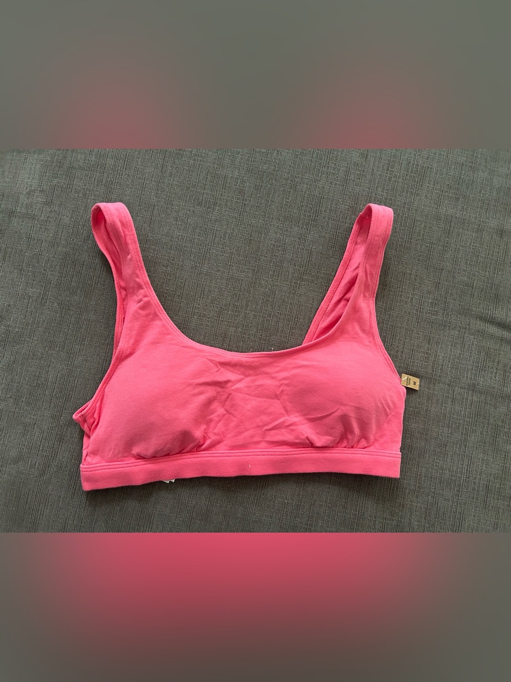 PINK Victoria’s Secret Hot Pink Scoop Neck Wireless Bralette Medium NWT